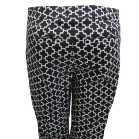 White House Black Market Geometric Design Skinny Pants - Picture 6 of 7